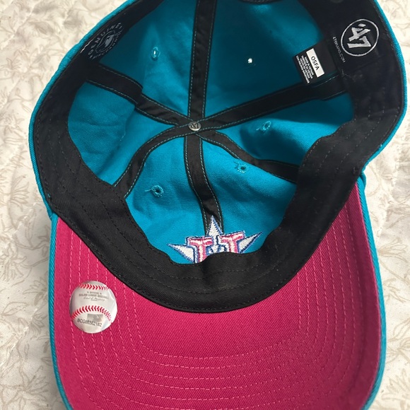 Teal and Pink Houston Astros ‘47 baseball - Picture 4 of 4